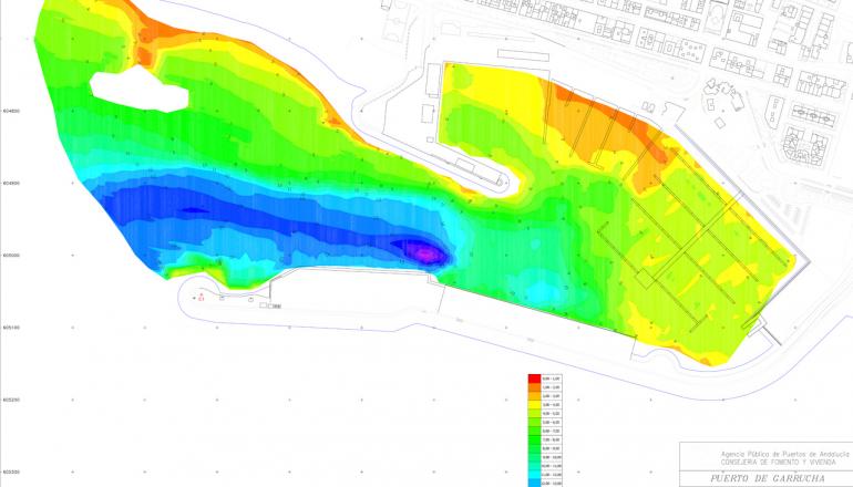 Batimetría Puerto Garrucha